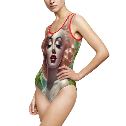 Women's Classic One-Piece Swimsuit (AOP Mj Marylin)