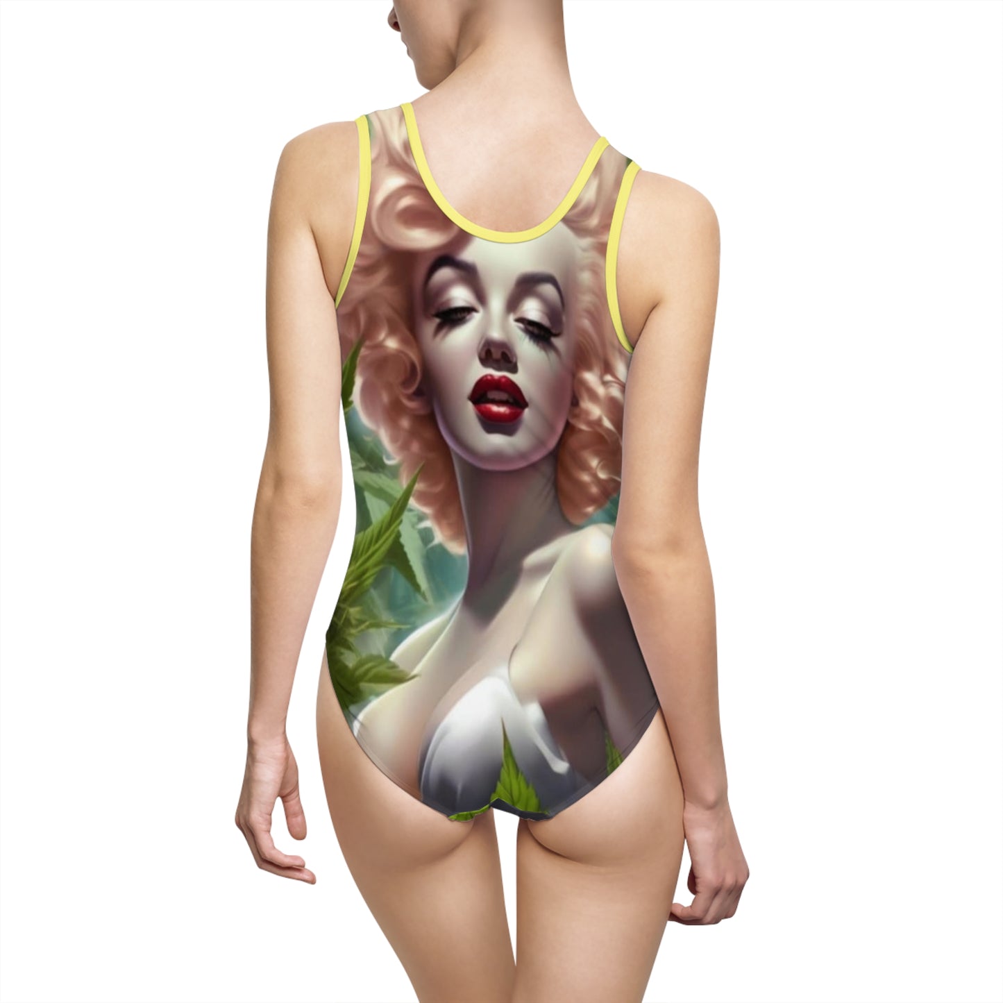 Women's Classic One-Piece Swimsuit (AOP Mj Marylin)